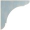 Ekena Millwork 1 3/4"W x 6"D x 6"H Small Olympic Wood Vintage Decor Bracket, Driftwood Blue BKTWD01X06X06OLBU - alternate 2